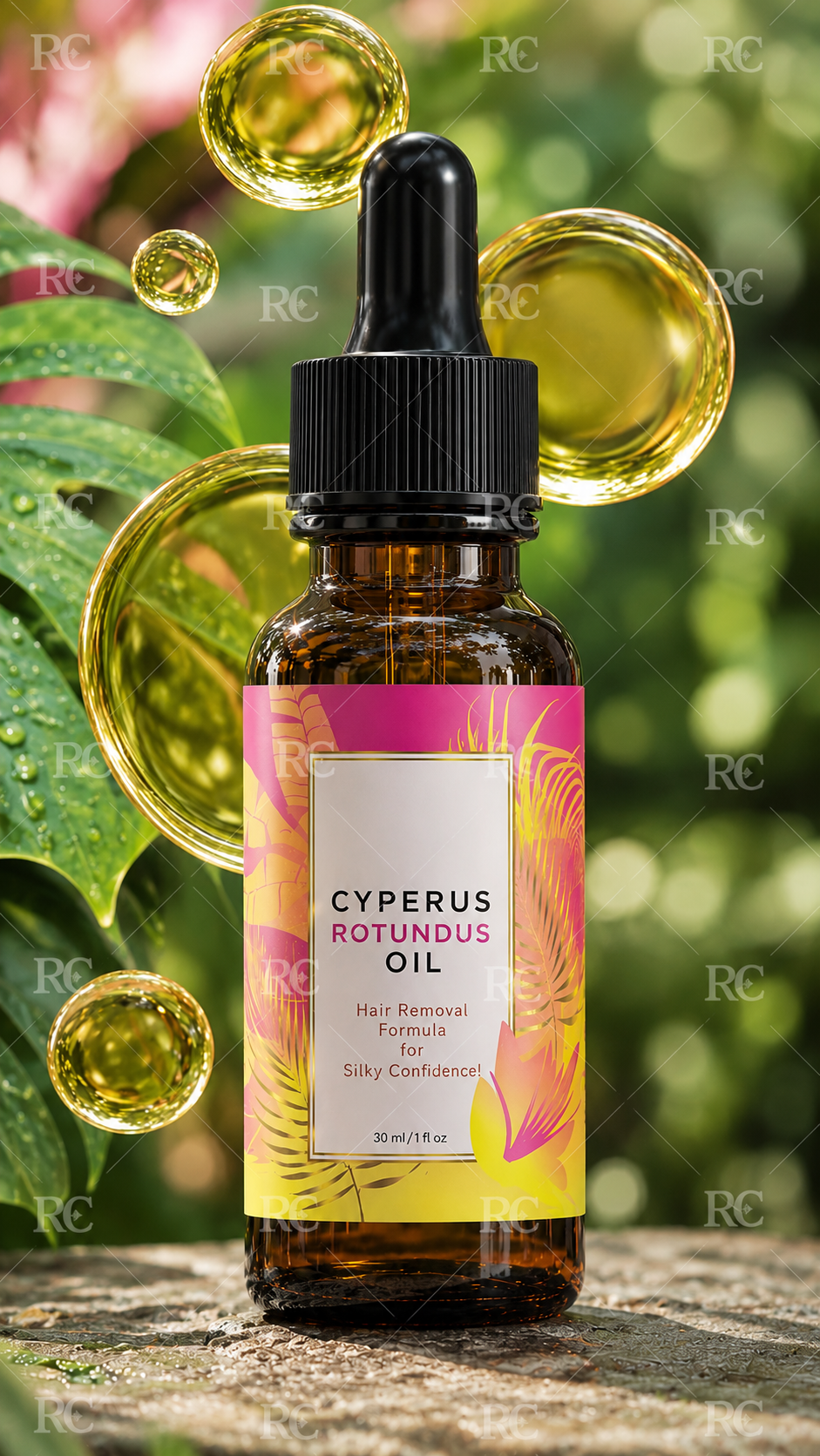 Aceite Postdepilacioncyperus Rotundus